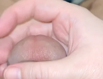 Guy on the Bed Really Wants to Cum