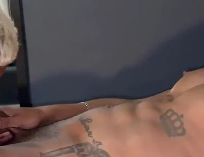 Tatted Papi Top Older Big Dick Fucks Big Ass Bottom Bareback