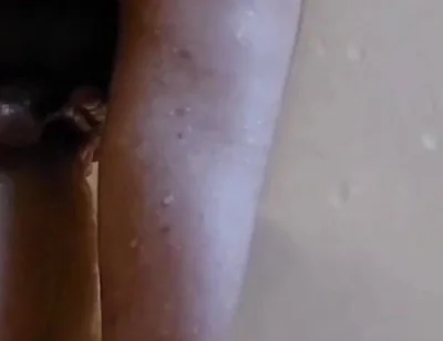 Husband Riding Huge Dildo in Shower Pt 2