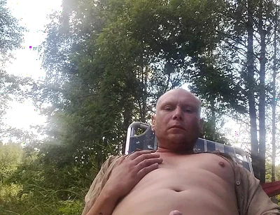 Risky Outdoor Masturbation.