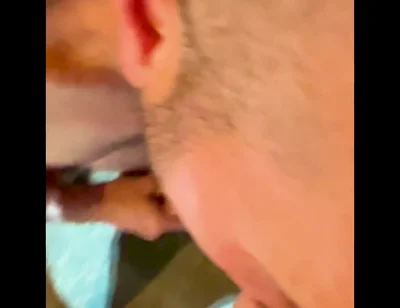 Construction Stepdad Has Fun in the Garage with His Buddy
