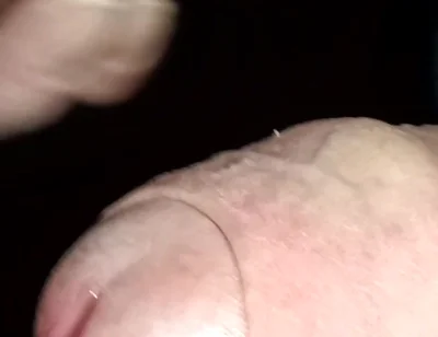 Night Time Cruising, Big Uncut Cock Wanking and Cumming in the Woods - Rockard Daddy