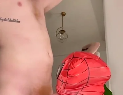 Stretching Spider-man