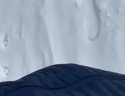 Guy Showing off Cock Pissing While X Country Skiing
