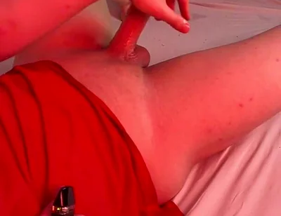 Slowly Jerking My Dick at Home