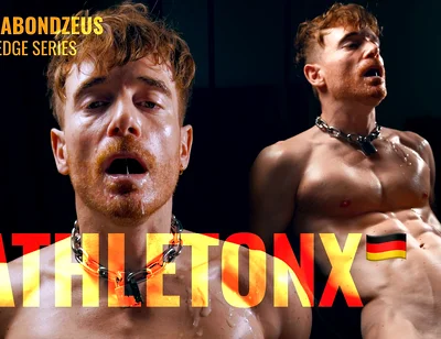 German Ginger Twunk Athletonx Getting Edged and Dominated