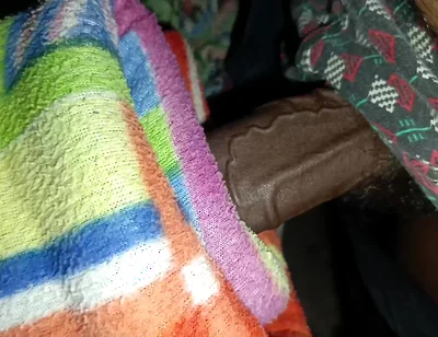 Big Black Cock a Man Handjob in Night Room