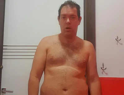 All Naked in Bathroom