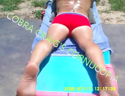7-17-2026 Tanning My Back Vidding My Azz