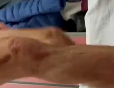 Changing in Locker Room
