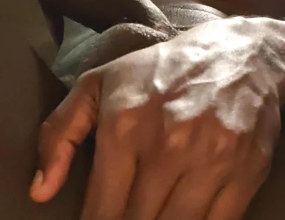 Playing with My Balls and Black Dick Fingering Too