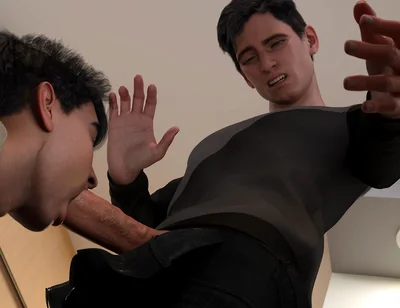 Summer Vacation - College Jock Peter Tries to Suck His First Cock