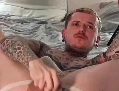 Selffuck with a Huge Dildo