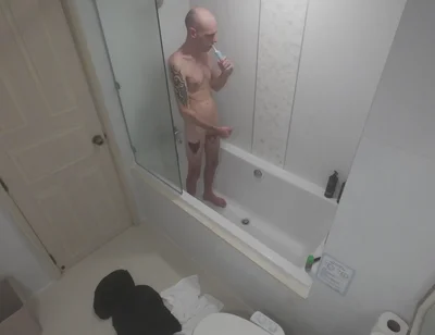 Secret Shower Cam Caught Me Touching Myself