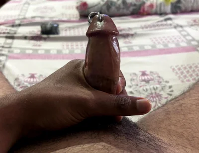 I Massaged My Pierced Dick After so Many Days