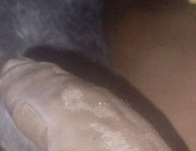 Cum Flowing off This Huge Black Allover the Follow