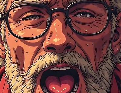 Erotic Orgasm Face Art