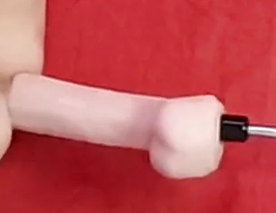 Mike Essex Locked in Chastity and Fucked with Huge Dildo