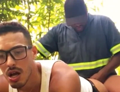 Workers Eating Colleague's Ass and Cumming in His Mouth