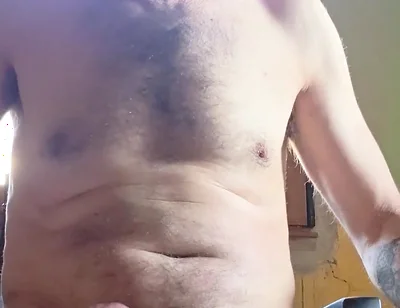 I Jerk off Naked in Front of a Window, so I Put My Cock Huge and Fat and Explode the Milk