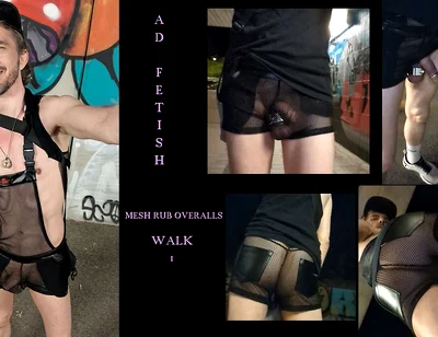 Mesh Rub Overalls - Night Walk