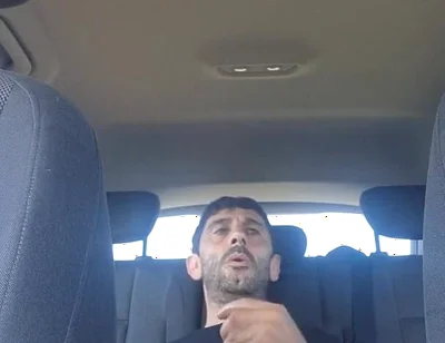 Mature Men Masturbating Naked in the Car