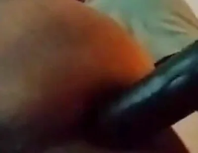 Anally Penetrated by 11 Inch Dildo