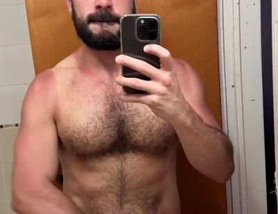 I Always Come Home Horny From Training and I Like to Touch My Dick in the Mirror