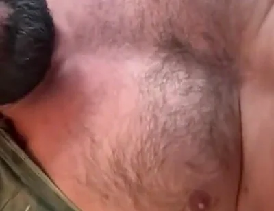 Military Muscle stepdaddy Jerks off
