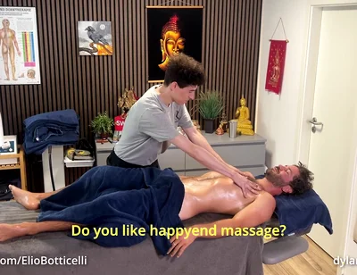 Straight Man Get Happyend Massage