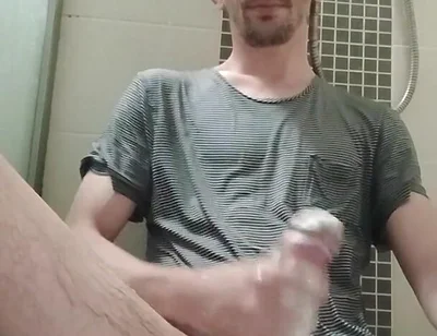 Handjob in the Shower
