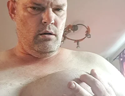 The Slut Just Can't Keep Her Hands off Her Tits