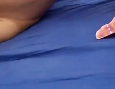 Cute Asian Twink Wanking on Bed, Showing His Nude Thin Body, Feet Sole, Ass Hole, Dry Humping, Cumming in Lubed Fleshlight