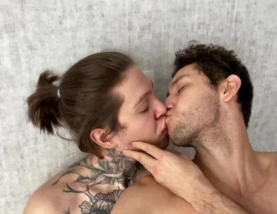 Bulge Rubbing and Dual Handjob Turns Into POV Deepthroat and Bareback Doggy