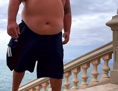 Naked Chubby Dancing Bear up Close Hands Free Orgasm