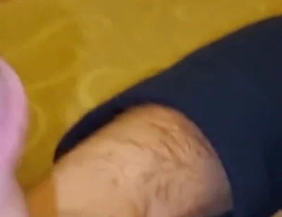 Stepson with Big Cock Arrives - Cumshot Handjob