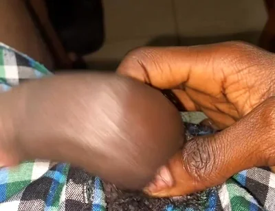 Jerking off My Dick After a Long Day at Work