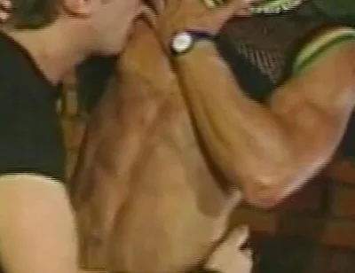 Muscular Hunks Enjoy Raw Bareback Anal Session