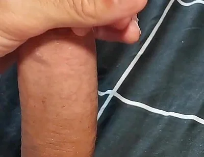 A Juicy Big Beautiful Cock Cums Powerfully and Moans