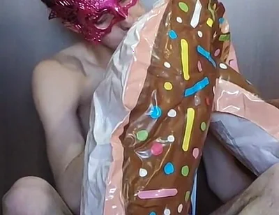 Blowing up My Inflatable Donut Fast!