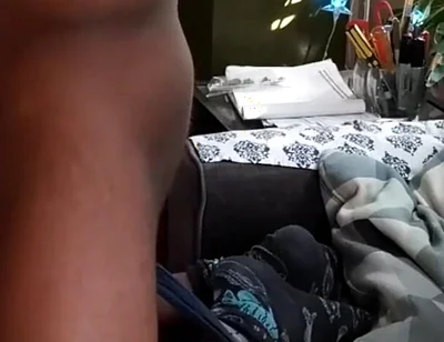 Kennie Jai Gets Sucked and Cums All Over Bears Face!