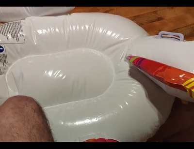 Deflating My Inflatable Unicorn with My Feet