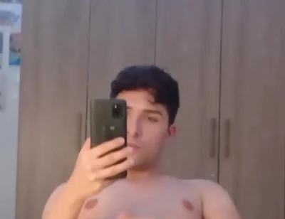 Jerking off and Cum Mirror