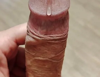 Messy Cumshot After a Week of Holding in