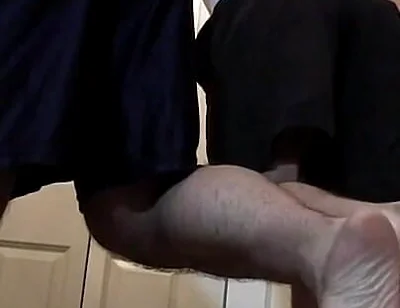Sock Thief Allowed to Cum
