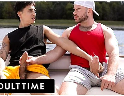 Straight Buddies Marcus Mcneil & Angel Elias Turn Disappointing Boat Day Into Hard Fuck