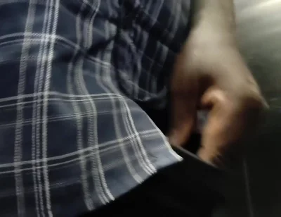Tamil Boy Dick Show in Lift