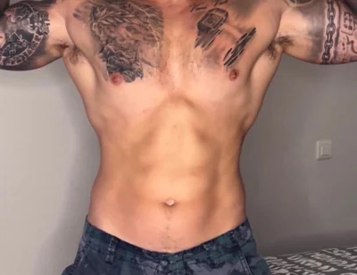My Big Cock Cums in Military Outfit with No Touch