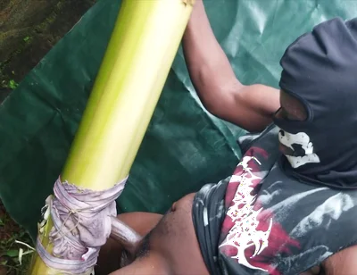 Masturbator Have Back Again with a Plantain Cum Hot