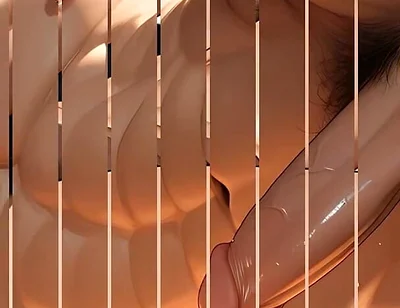 Mixed Race Beauty Boy Tugging Balls Tight While Stroking Downward